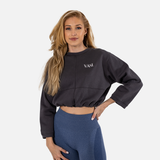 Adjustable Crop Top - Anthracite