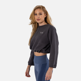 Adjustable Crop Top - Anthracite