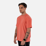 Oversized 100% Organic Cotton T-Shirt - Peach