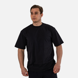 Oversized 100% Organic Cotton T-Shirt - Black