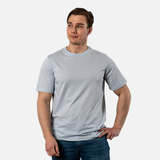 Relaxed Fit Cotton T-Shirt - Sky Blue