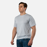 Relaxed Fit Cotton T-Shirt - Sky Blue