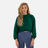 Women's Crop-Top - Jade Green