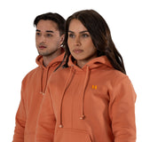 Unisex Relaxed Fit Hoodie - Orange